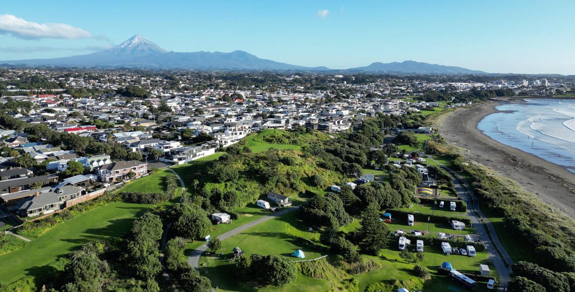 Fitzroy Beach Holiday Park New Plymouth Esterno foto