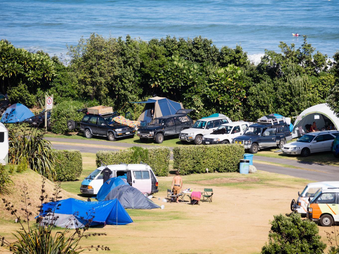 Fitzroy Beach Holiday Park New Plymouth Esterno foto